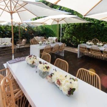 Tables and Chairs for Bat Mitzvah