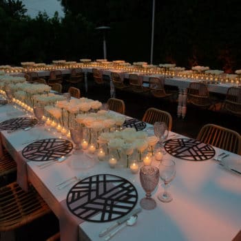 Tables for Bat Mitzvah