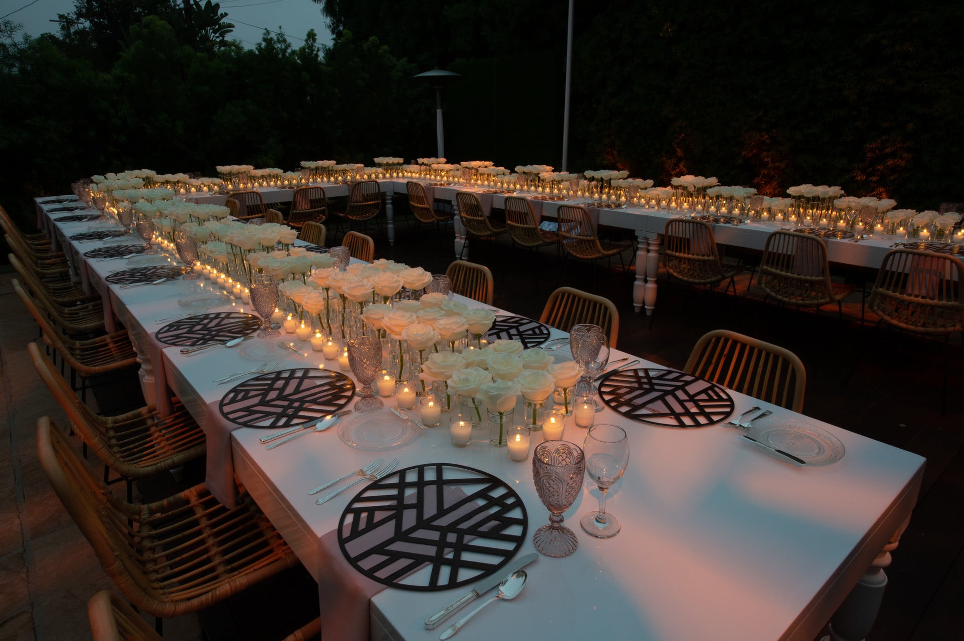 Tables for Bat Mitzvah